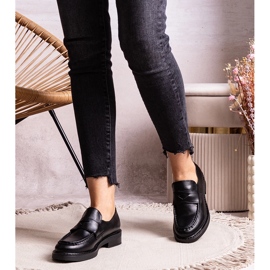 Schwarze elegante Élodie-Loafer 1