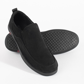 Herrenschuhe aus schwarzem Wildleder 2