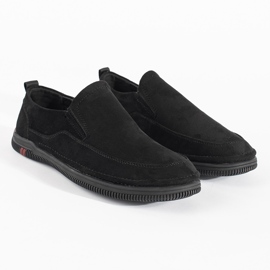 Herrenschuhe aus schwarzem Wildleder 3