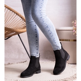 Schwarze Slip-on-Stiefeletten von Szamiran 1