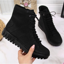 Rieker W R279B isolierte Stiefel, schwarz 1