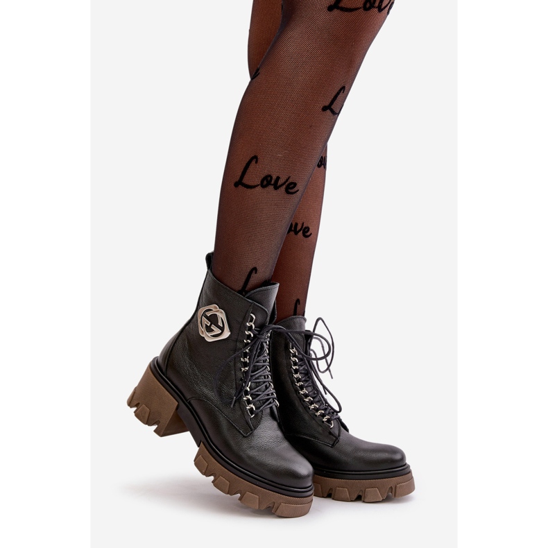 Zazoo 60376 Lederisolierte Reißverschlussstiefel, Schwarz 1