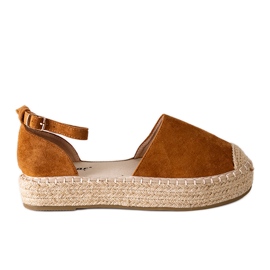 Braune Tiba-Espadrilles 1