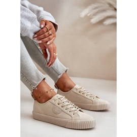 Isolierte Cord-Damensneaker Big Star OO274812 Hi-Poly System Beige 2