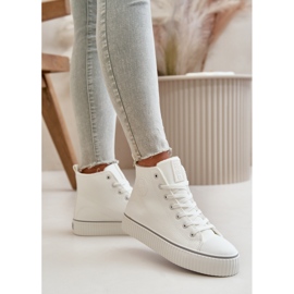 Isolierte Damen-Sneaker aus Öko-Leder Big Star OO274788 Weiß 7