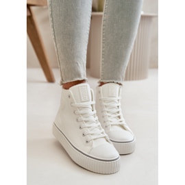 Isolierte Damen-Sneaker aus Öko-Leder Big Star OO274788 Weiß 9