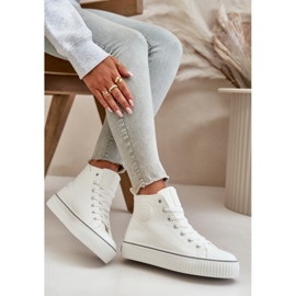 Isolierte Damen-Sneaker aus Öko-Leder Big Star OO274788 Weiß 10