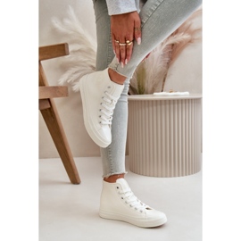 Isolierte Damen-Sneaker aus Öko-Leder, Weiß, Big Star OO274932 10