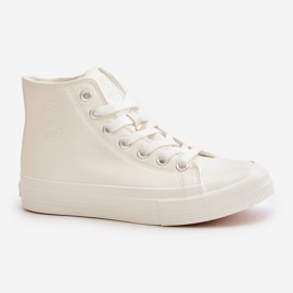 Isolierte Damen-Sneaker aus Öko-Leder, Weiß, Big Star OO274932 8