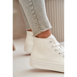 Isolierte Damen-Sneaker aus Öko-Leder, Weiß, Big Star OO274932 13