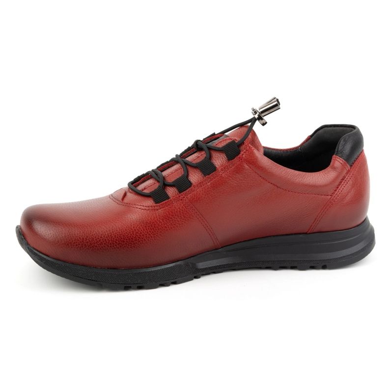 Herren-Lederschuhe KAMPOL 25/39 rot 1