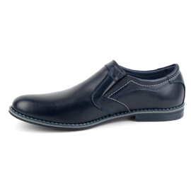 Olivier Formelle Herren-Slipper 284LU, Marineblau 1