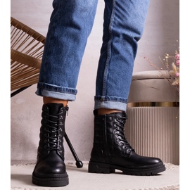 Schwarze Tellin-Stiefel 1