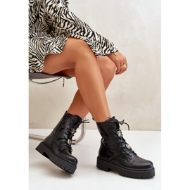 Isolierte Arbeiterstiefel für Damen mit Pins, Schwarz Avorira 2