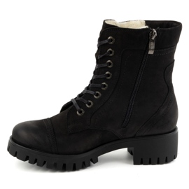 Olivier Damen-Lederstiefel, isolierte Winterstiefel, 272BB, schwarz 1