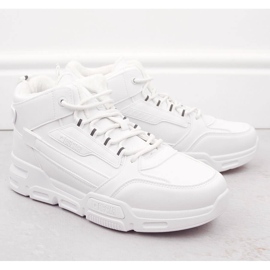 Weiße, isolierte High-Top-Sportschuhe für Herren Big Star OO174588 1