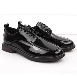 Schwarze Damenschuhe aus Lackleder Filippo DP6307/24 2