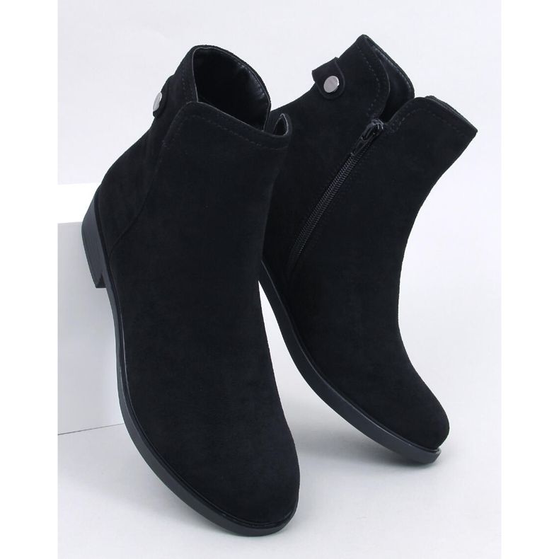 Klassische Damen-Chelsea-Stiefel Beres Schwarz 1