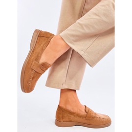 Damenmokassins in Forest Khaki braun 2