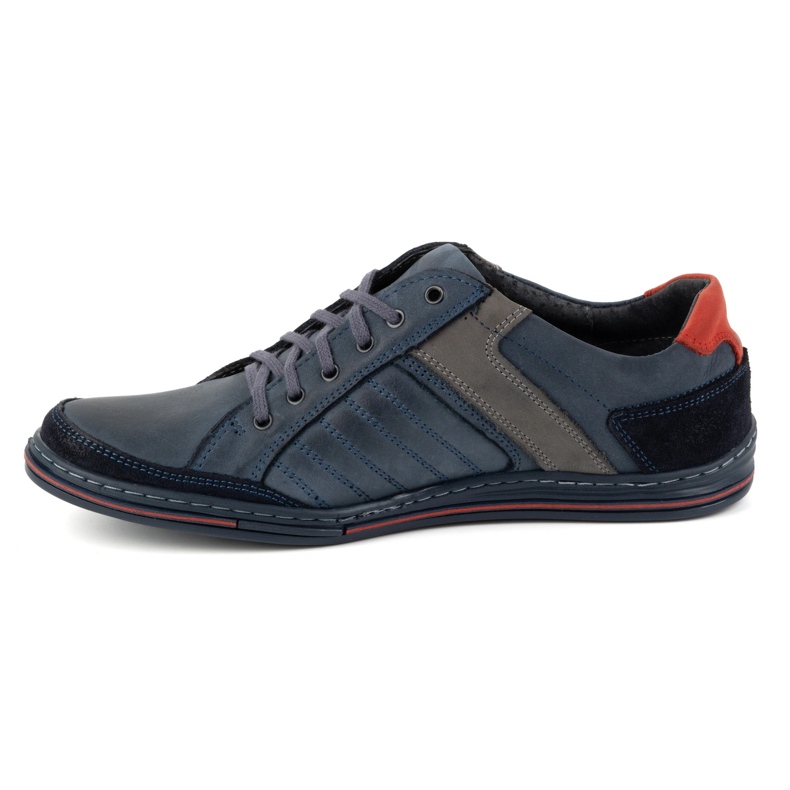 Olivier Herren Lederschuhe 236GT marineblau 1