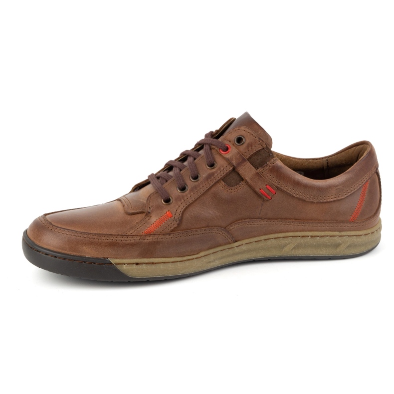 KOMODO Herren-Lederschuhe Casual 932K braun 1