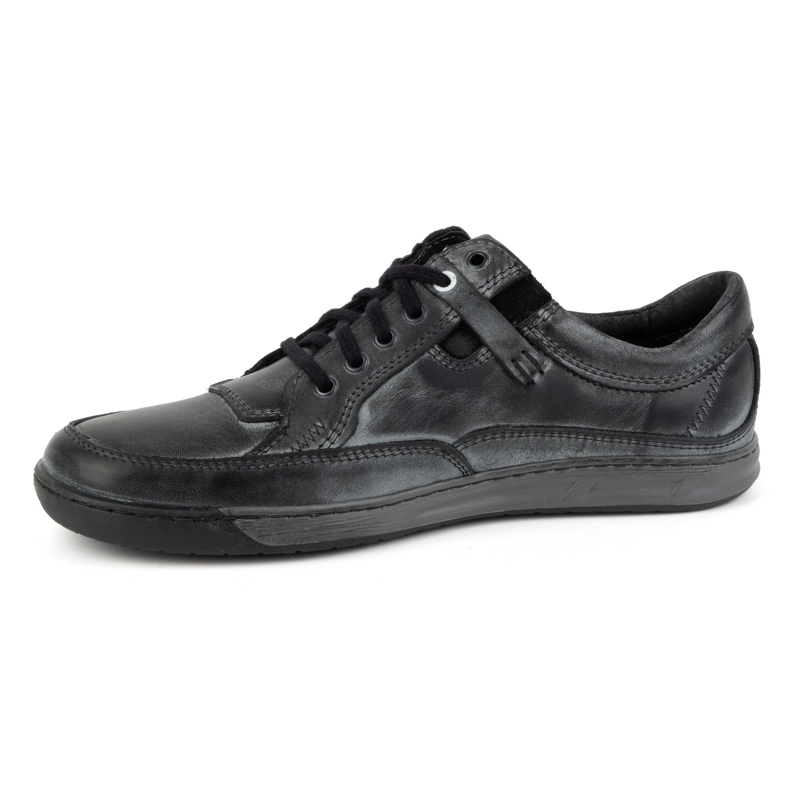 KOMODO Herren-Lederschuhe Casual 932K, grau 1