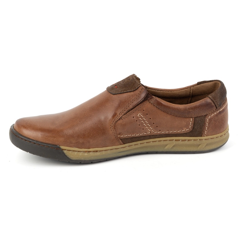 KOMODO Herren-Slipper aus Leder 934K braun 1