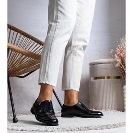 Schwarz lackierte Davide Schuhe 1