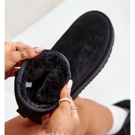 Damen-Schneestiefel aus Wildleder mit Plateausohle in Schwarz Rianaella 2