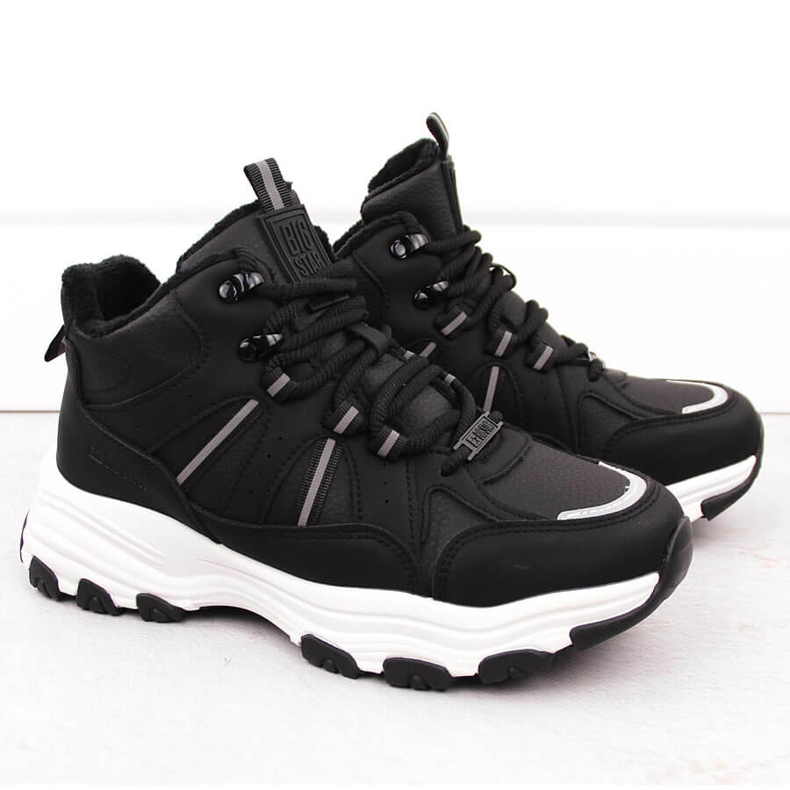 Isolierte hohe Stiefel, schwarz Big Star OO274A160 2