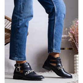 Schwarze Ratte-Stiefeletten 1