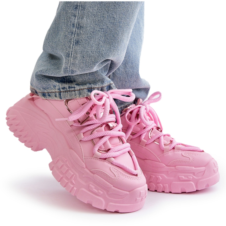 Seastar Sport-Sneaker für Damen mit dicker Sohle, rosa 5
