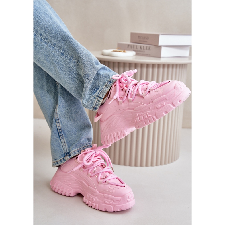 Seastar Sport-Sneaker für Damen mit dicker Sohle, rosa 4