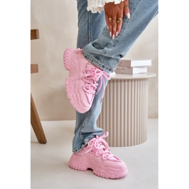 Seastar Sport-Sneaker für Damen mit dicker Sohle, rosa 2