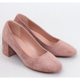 Fredette Khaki Pumps mit bequemem Absatz beige 1