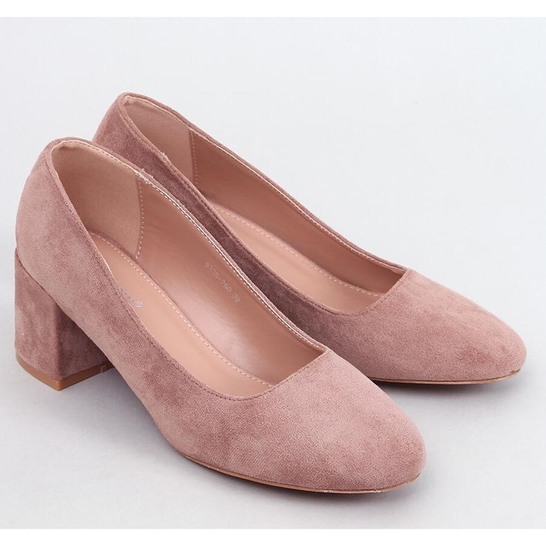 Fredette Khaki Pumps mit bequemem Absatz beige 1