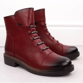 Isolierte Damenstiefel, rot Jezzi ASA252-5 2