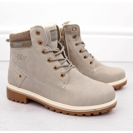 Beige Damenstiefeletten Potocki 97301 2