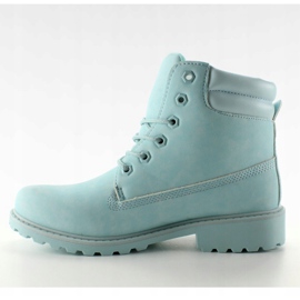 Holzblöcke einfarbig blau BL83 Blau 1