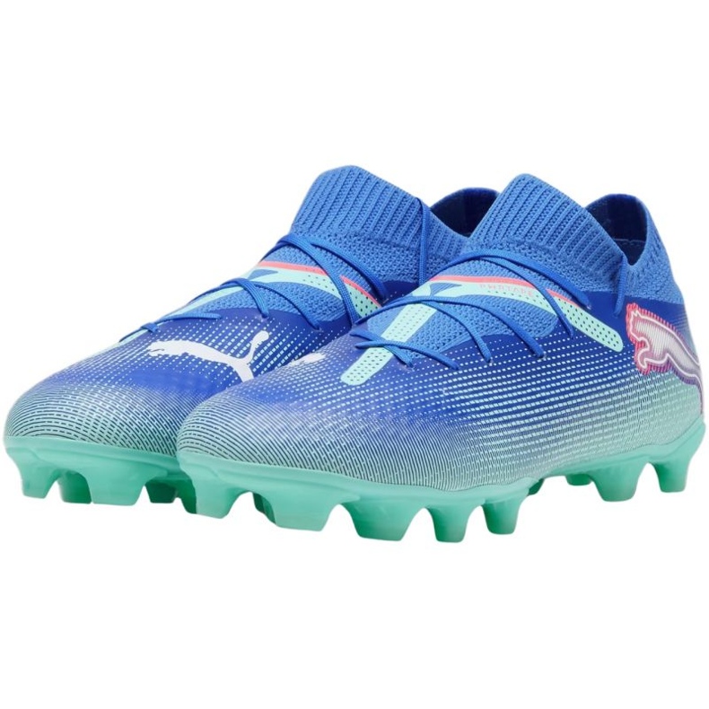 Puma Future 7 Pro FG/AG 107924 01 Fußballschuhe blau 2