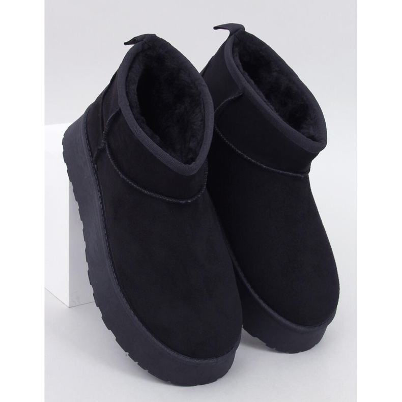 Rodmans Schwarze kurze Plateauschuhe 1