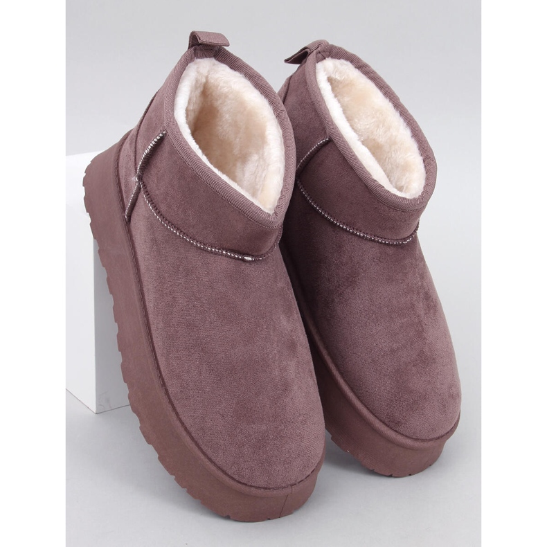 Kurze Plateauschuhe von Rodmans in Khaki beige 1