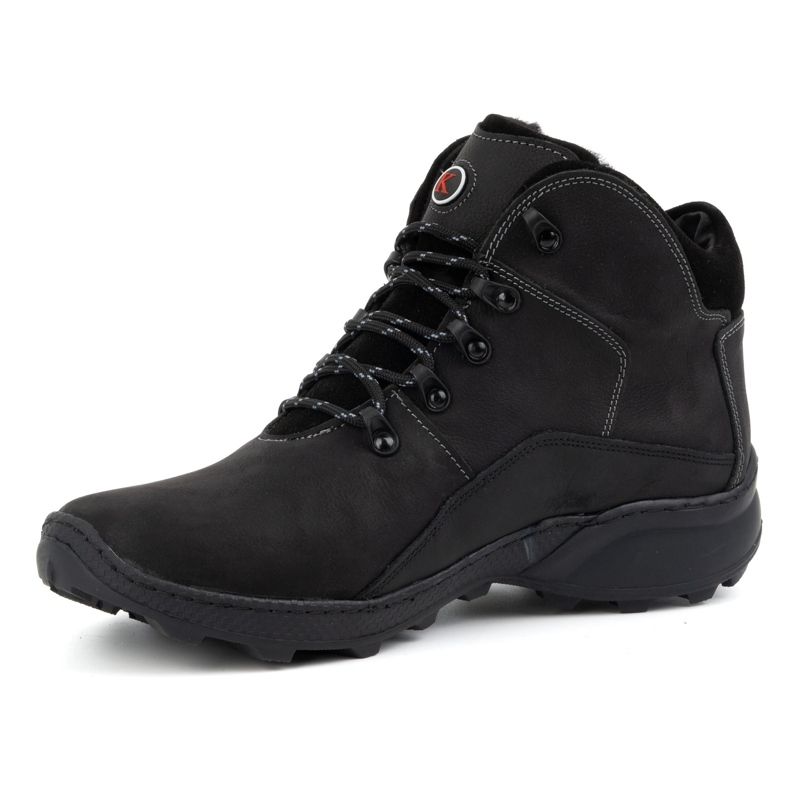 KOMODO Herren-Winterstiefel aus Leder 903K Schwarz 2