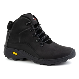KOMODO Herren-Winterstiefel aus Leder 903K Schwarz 1