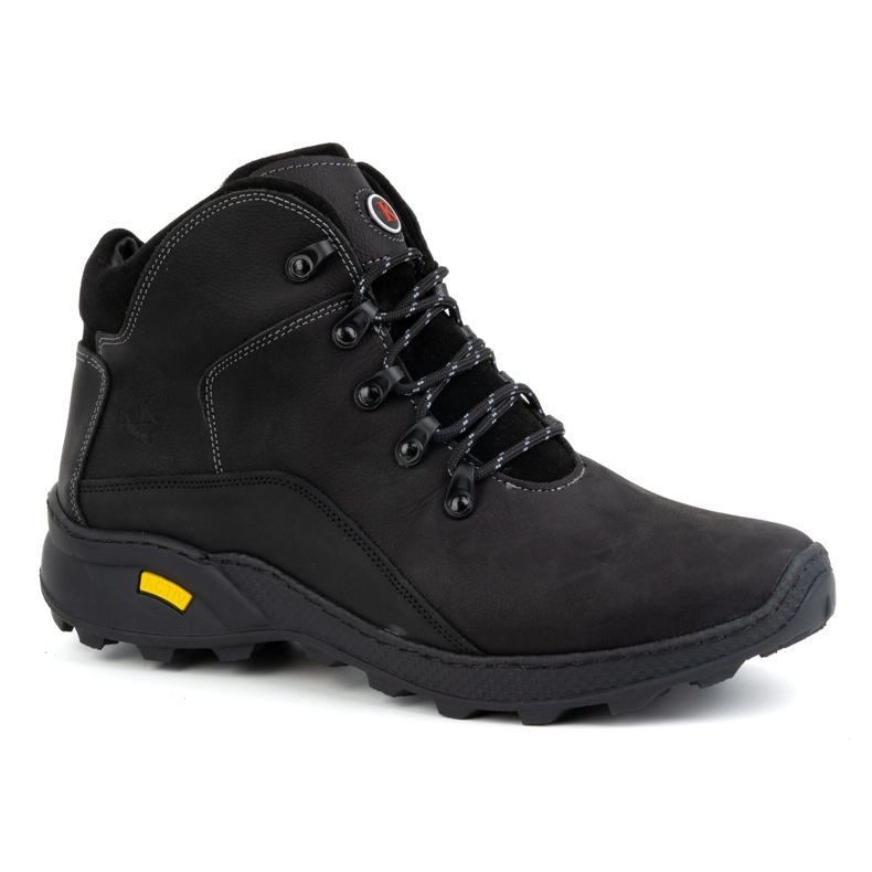 KOMODO Herren-Winterstiefel aus Leder 903K Schwarz 1