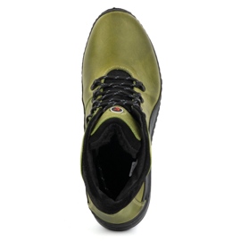 KOMODO Herren-Winterstiefel aus Leder 903K grün 1