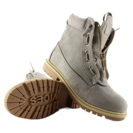 Balmanjacken aus grauem Wildleder 2051 Grey 1