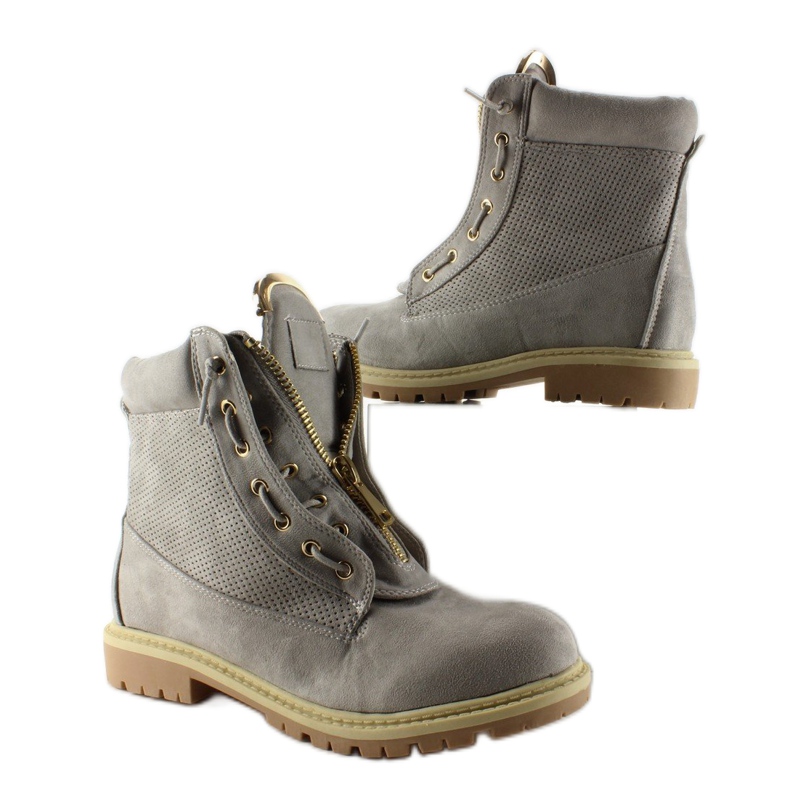 Balmanjacken aus grauem Wildleder 2051 Grey 2