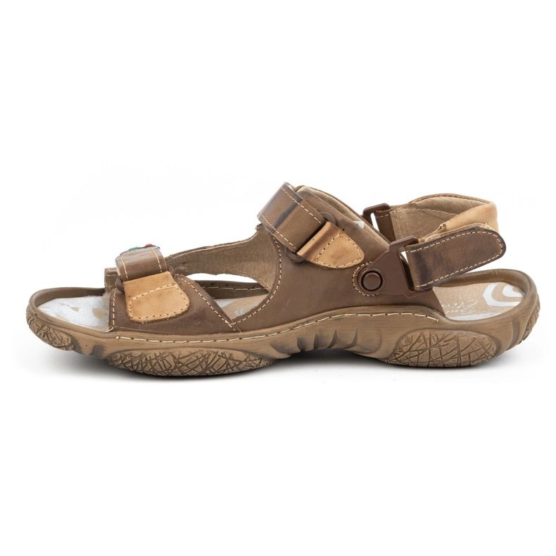 Mateos Herren-Ledersandalen für den Fahrer 362MA braun 1