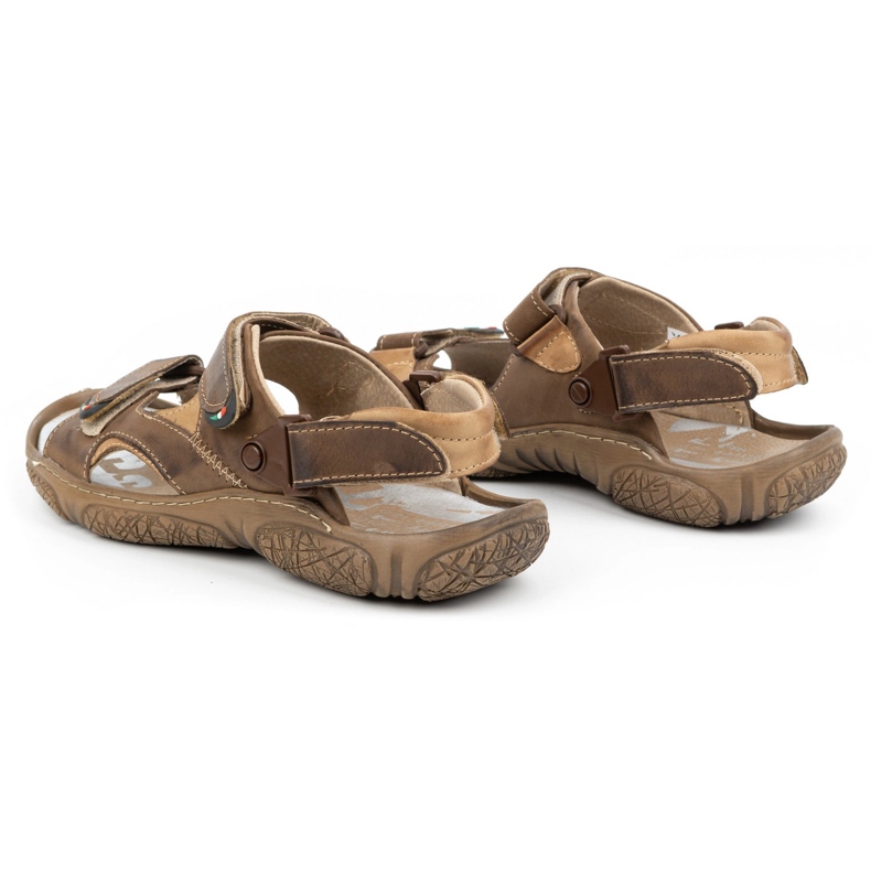 Mateos Herren-Ledersandalen für den Fahrer 362MA braun 4